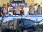 Ungkap Perampasan Truk Tangki Minyak, Polres Labusel Tangkap 5 Tersangka, 2 DPO