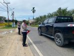 Satlantas Polres Labusel Tingkatkan Kesadaran Berlalulintas Melalui Strong Point