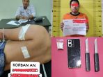 Melawan, Pengedar Narkoba di Labusel Tikam Polisi, Disita 7,83 Gram Sabu dan 2 Pisau