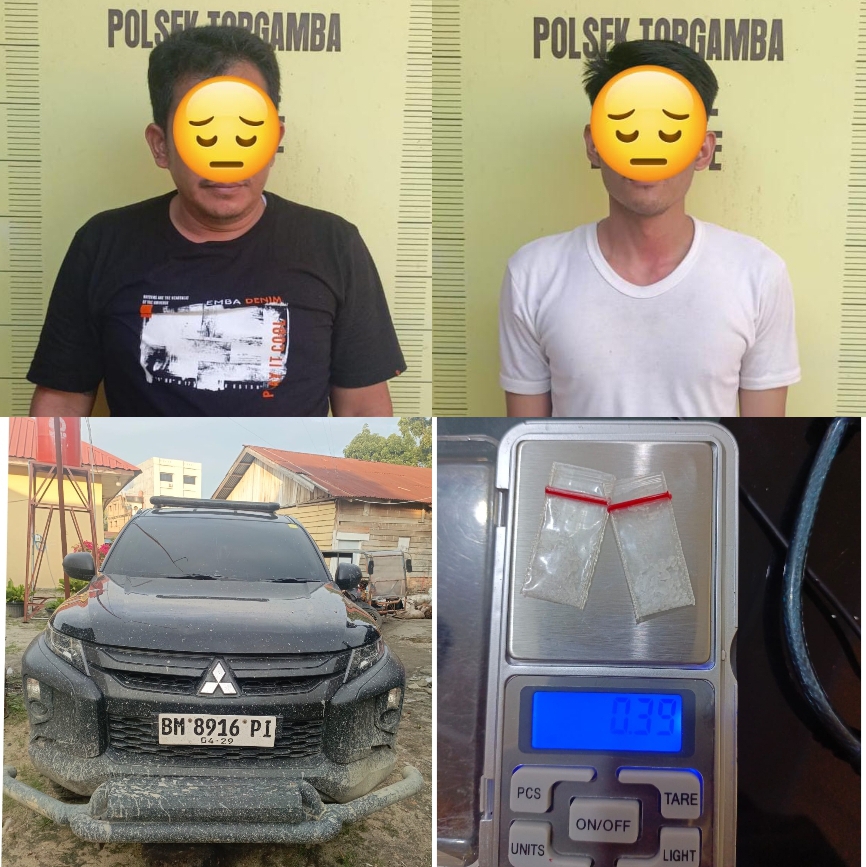 Simpan Sabu di Mobil, Dua Pemuda Ditangkap Polsek Torgamba