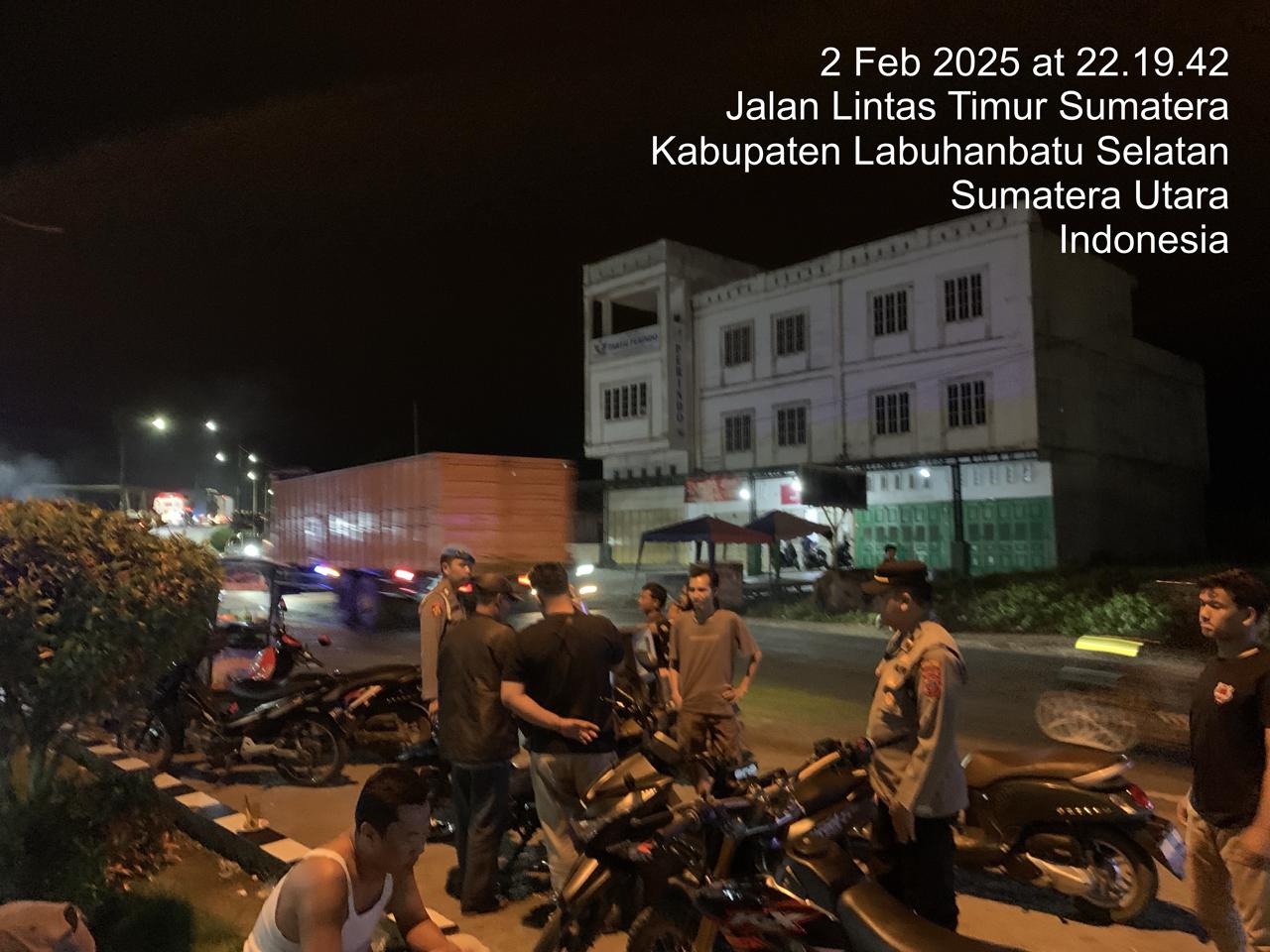 Polres Labusel Imbau Warga Tidak Pulang Larut Malam