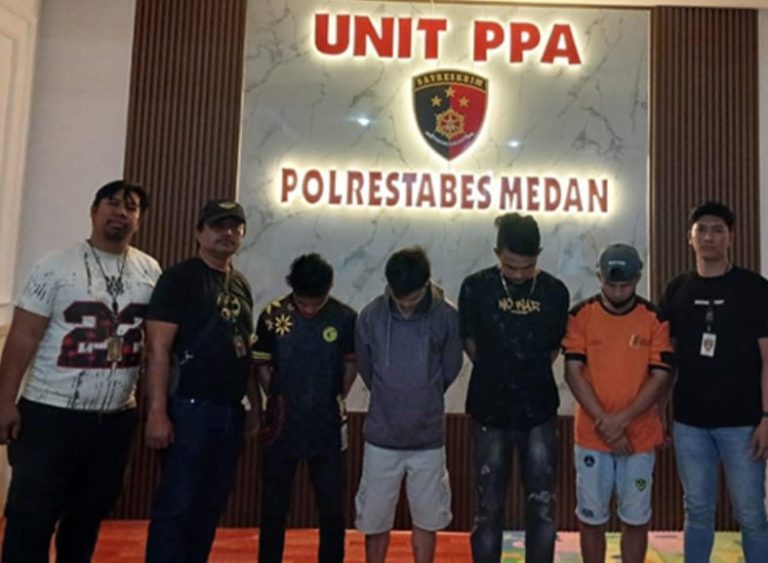 4 Pemuda Gilir Anak di Bawah Umur di Kos