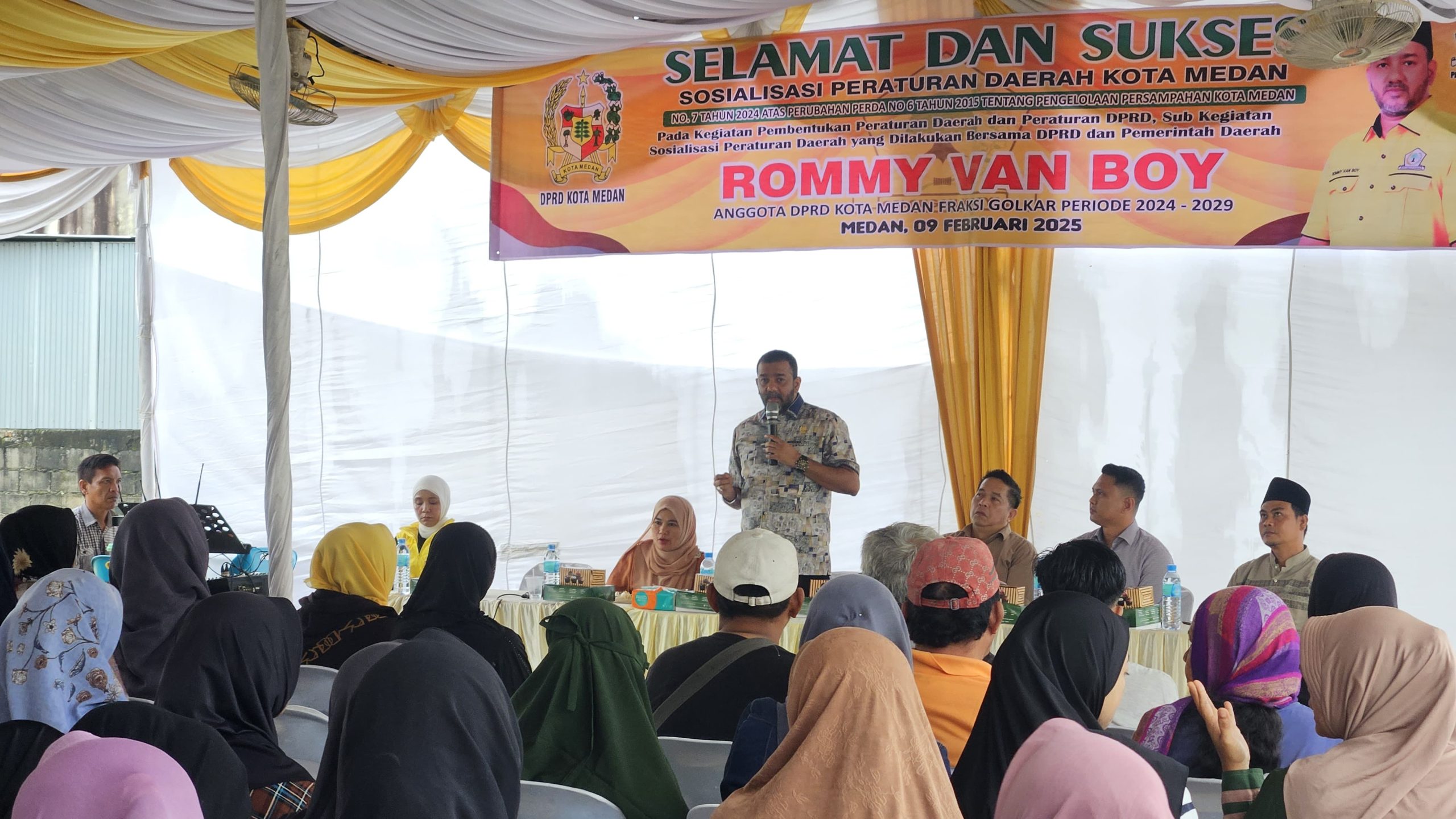 Rommy Van Boy Imbau Masyarakat Jaga Kebersihan Kota Medan