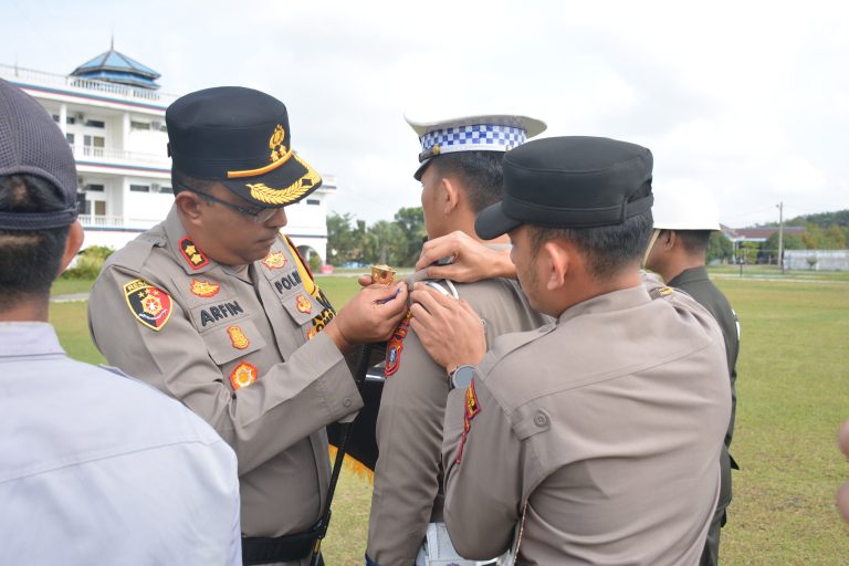 Polres Labusel Apel Operasi Keselamatan Toba 2025, Menyasar Knalpot Bising