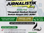 UHC-JKMB Jadi Fokus Lomba Karya Tulis Jurnalistik yang Digelar KoJAM, Total Hadiah Rp10 Juta