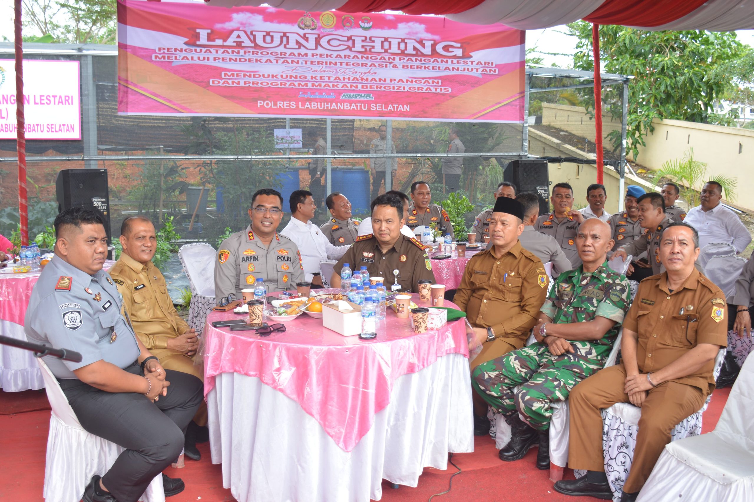 Kapolres Labusel Launching Program Penguatan P2L: Perkuat Ketahanan Pangan Masyarakat
