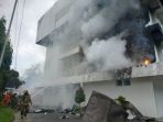 Kebakaran Kantor Dinas Pendidikan Sumut