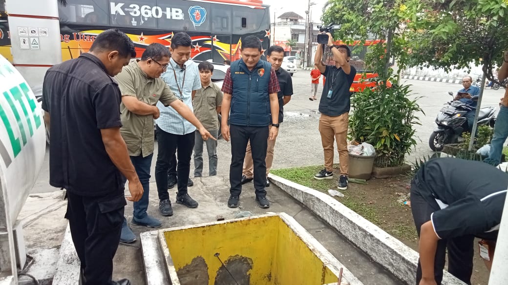 Polda Sumut Sidak SPBU Pastikan Stok BBM, Pelaku Penimbunan Ditindak Tegas