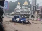 Parapat Diterjang Banjir Bandang, Arus Lalin Dialihkan