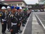 Denpom I/5 Ikut Apel Gelar Pasukan Operasi Ketupat Toba 2025 di Medan