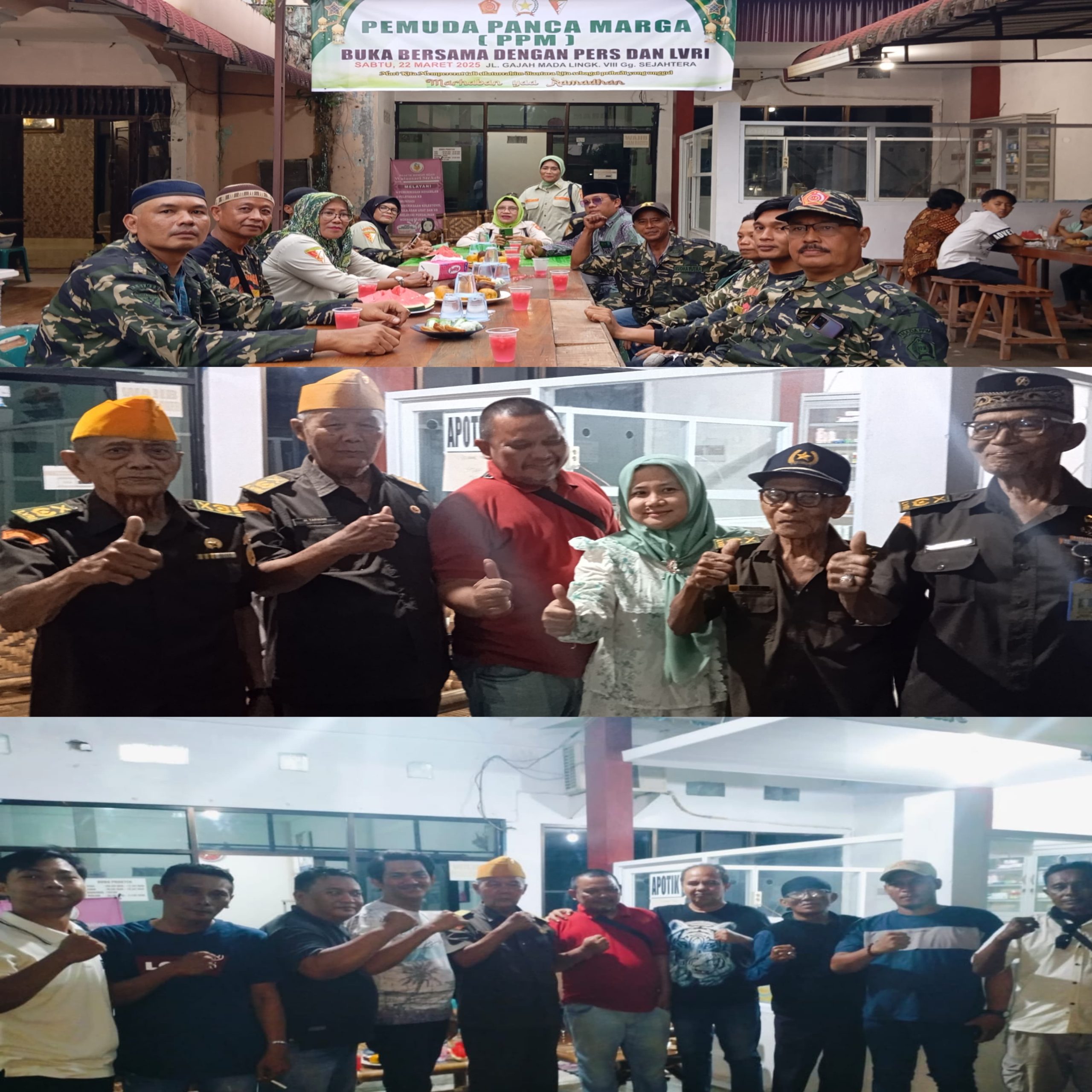 Pemuda Panca Marga Buka Puasa Bersama Pers dan LVRI Kota Binjai