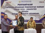 Wali Kota Medan Serahkan LKPD Unaudited 2024 kepada BPK RI Perwakilan Sumut