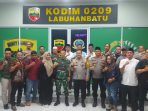 Buka Puasa Bersama Dandim 0209/LB, Kapolres Labusel : Kekompakan Kunci Utama Keamanan