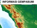 Sore Ini, BMKG Catat 2 Kali Gempa Beruntun di Solok