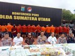 2 Bulan, 634 Tersangka Narkoba di Sumut Ditangkap