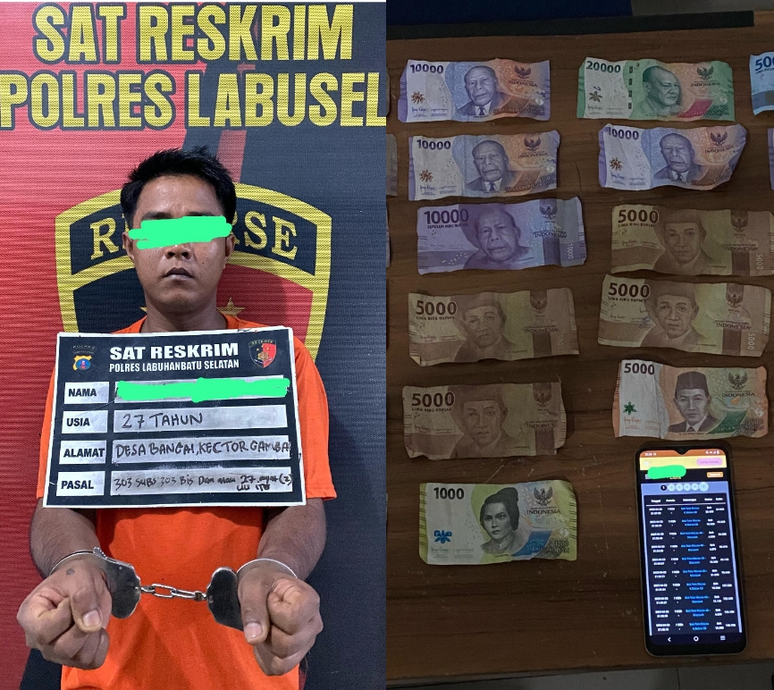 Dukung Asta Cita Presiden, Polres Labusel Ungkap Kasus Judi Online