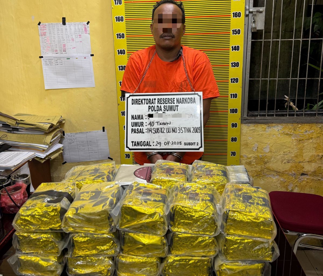 Polda Sumut Bongkar Jaringan Sabu 72 Kg, Sindikat Komunikasi via Aplikasi Zangi
