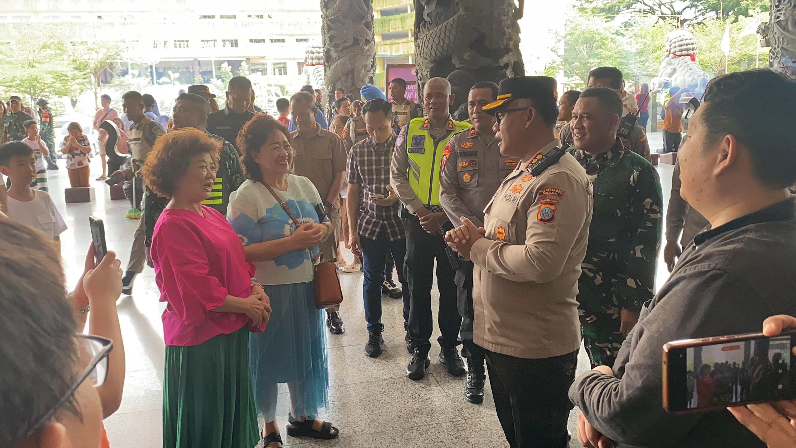 Kapolrestabes Medan Pastikan Perayaan Tri Suci Waisak Aman