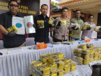 Polisi Gagalkan Peredaran 100 Kg Sabu di Kemasan Kopi, 4 Orang Ditangkap 2 Pasutri
