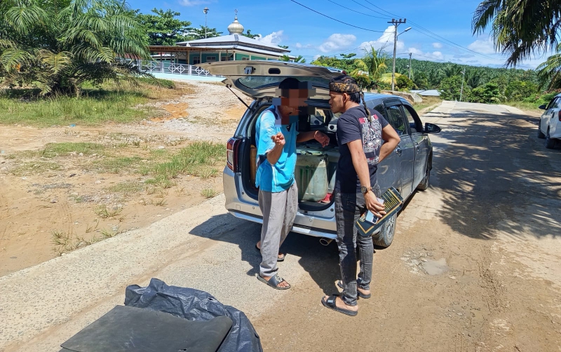 Polisi Ungkap Penimbunan Subsidi BBM di Kota Pinang