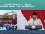 Presiden Prabowo: Dua Lapangan Minyak di Natuna Tonggak Mencapai Swasembada Energi