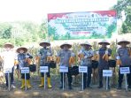 Kapolres Labusel dan Forkopimda Panen Raya Jagung Serentak Kuartal II