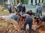 Sembelih 19 Hewan Qurban, Ketua Umum Yayasan UISU: Hikmahnya Dapat Saling Memberi