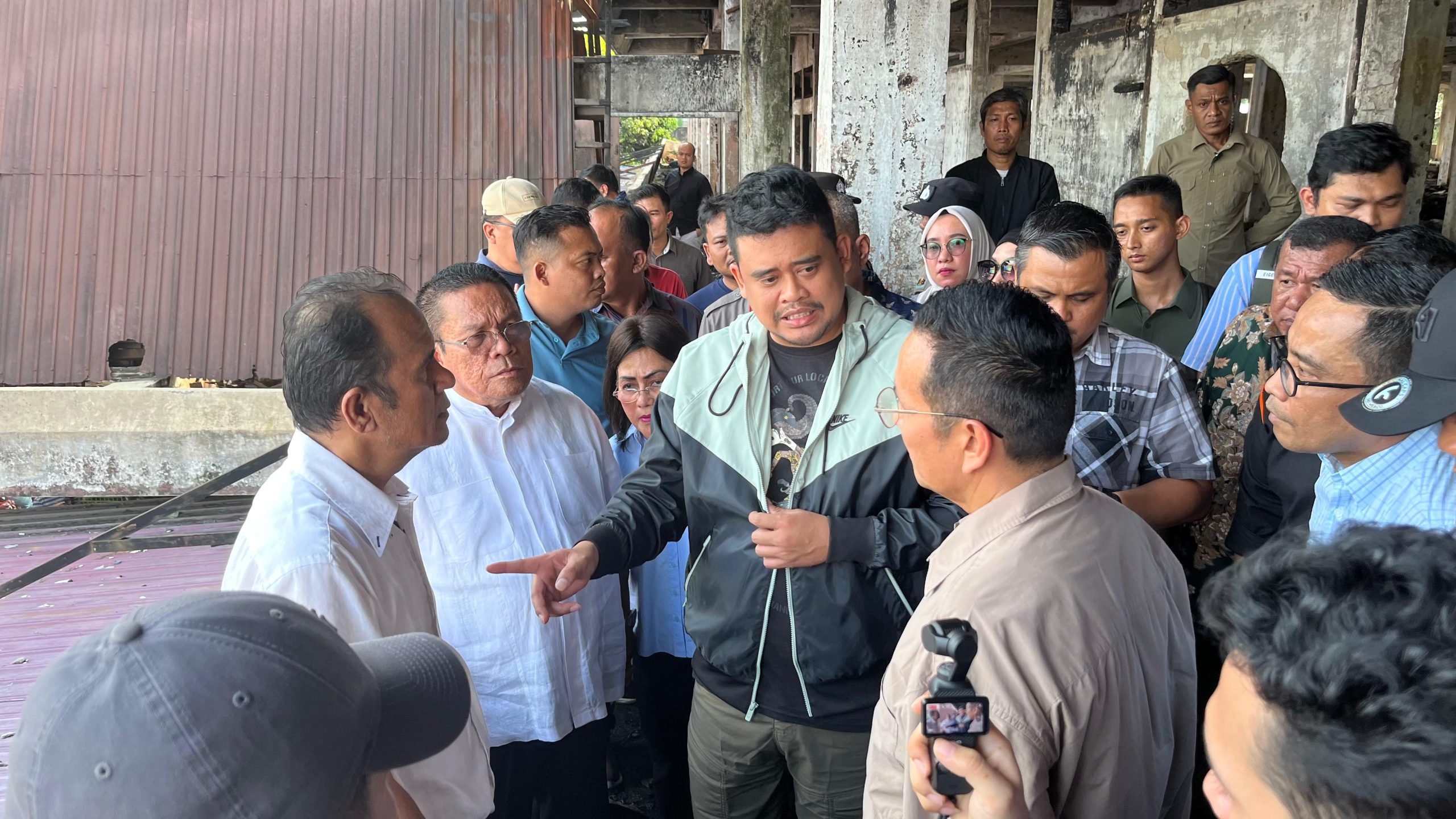 Bobby Nasution Segera Bangun Pasar Horas Siantar yang Ludes Terbakar