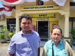 Temui Penyidik Polsek Deli Tua, Korban Penganiayaan Berharap Kepastian Hukum