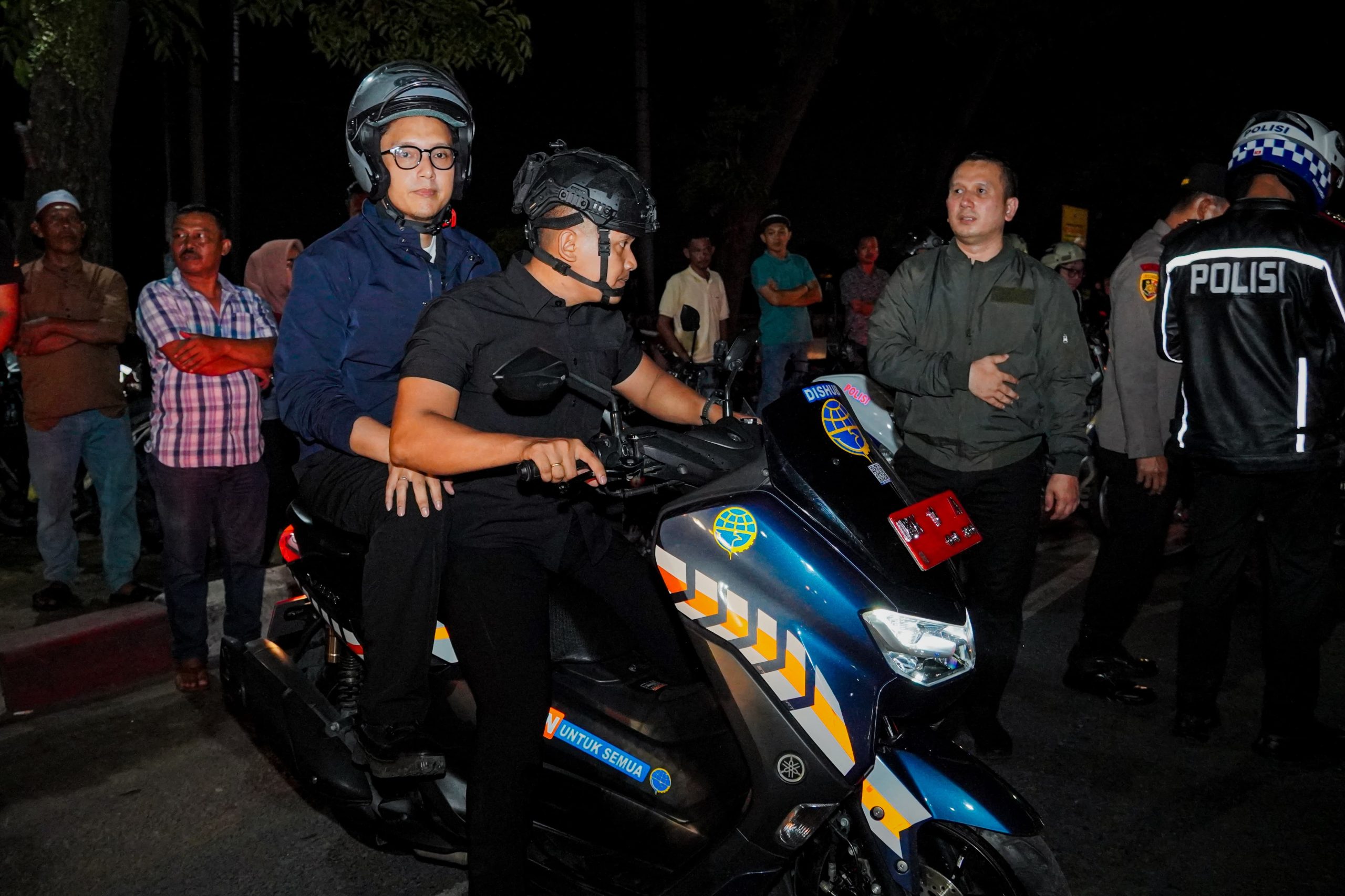 Rico Waas Patroli Malam, Pastikan Kondisi Keamanan Kota Medan Tetap Kondusif