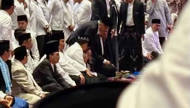 Presiden RI Prabowo Subianto Salat Idul Adha di Masjid Istiqlal