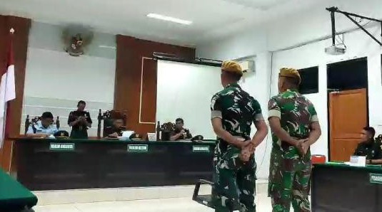 Kasus Penyerangan Maut Sibiru-biru, Dua Anggota TNI Divonis 8 dan 9 Bulan Penjara