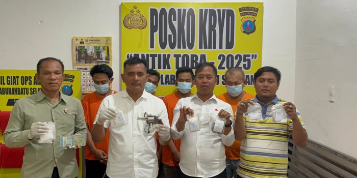 Ops Antik, Polres Labusel Tangkap 40 Tersangka dari 33 Kasus Narkotika dan Sita 1 Senpi Rakitan