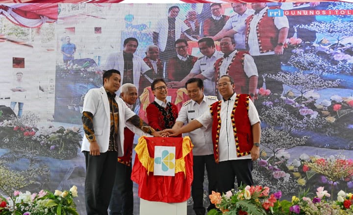 Wagub Sumut Bersama Menkes Groundbreaking RSUD Pratama Nias Barat