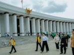 Kahiyang Ayu dan Ketua Dekranasda Seluruh Indonesia Berkunjung ke IKN, Kunjungi Pameran UMKM
