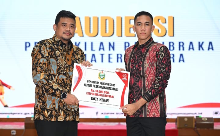 Bawa Nama Sumut, 2 Siswa Asal Medan dan Deli Serdang Jadi Paskibraka Nasional