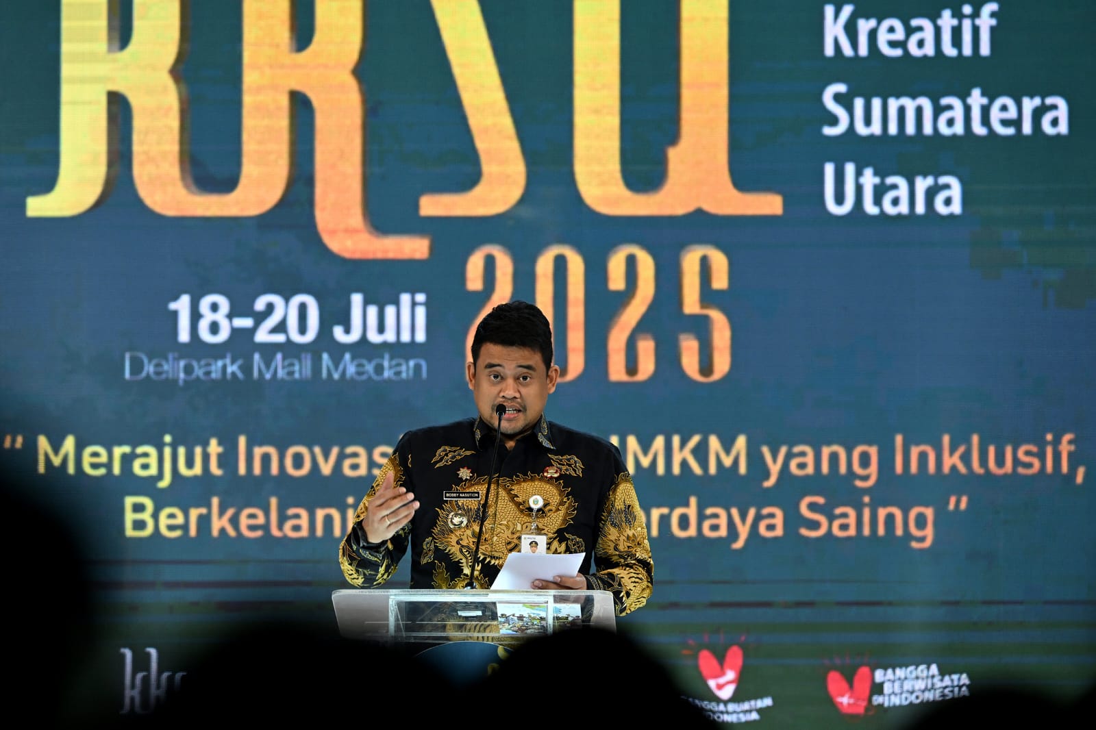 Bobby Nasution: Alhamdulillah, Saya Lihat Banyak Pelaku UMKM Sumut  Mampu Menembus Pasar Internasional