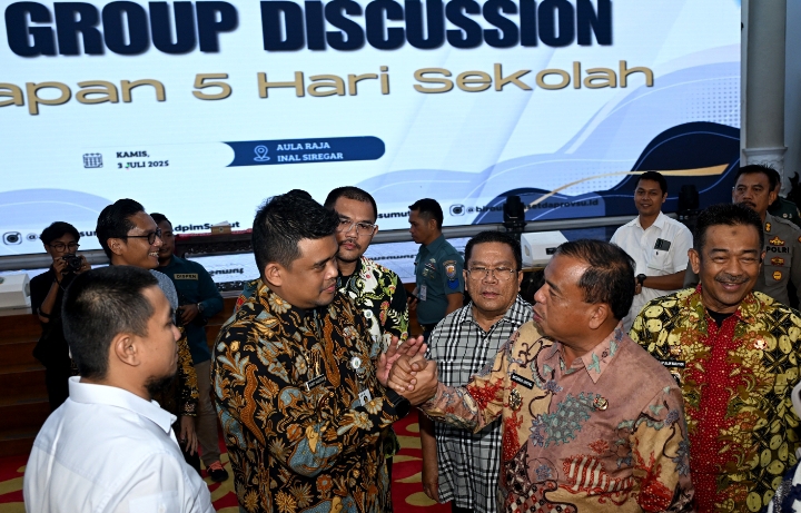 5 Hari Sekolah Akan Diterapkan Tahun Ini, Gubernur Sumut Tekankan Peran Orang Tua