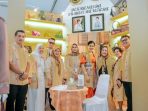 HUT ke-45 Dekranas di Balikpapan, Stan Sumut Pamerkan Tas, Songket, Baju Motif Khas Daerah
