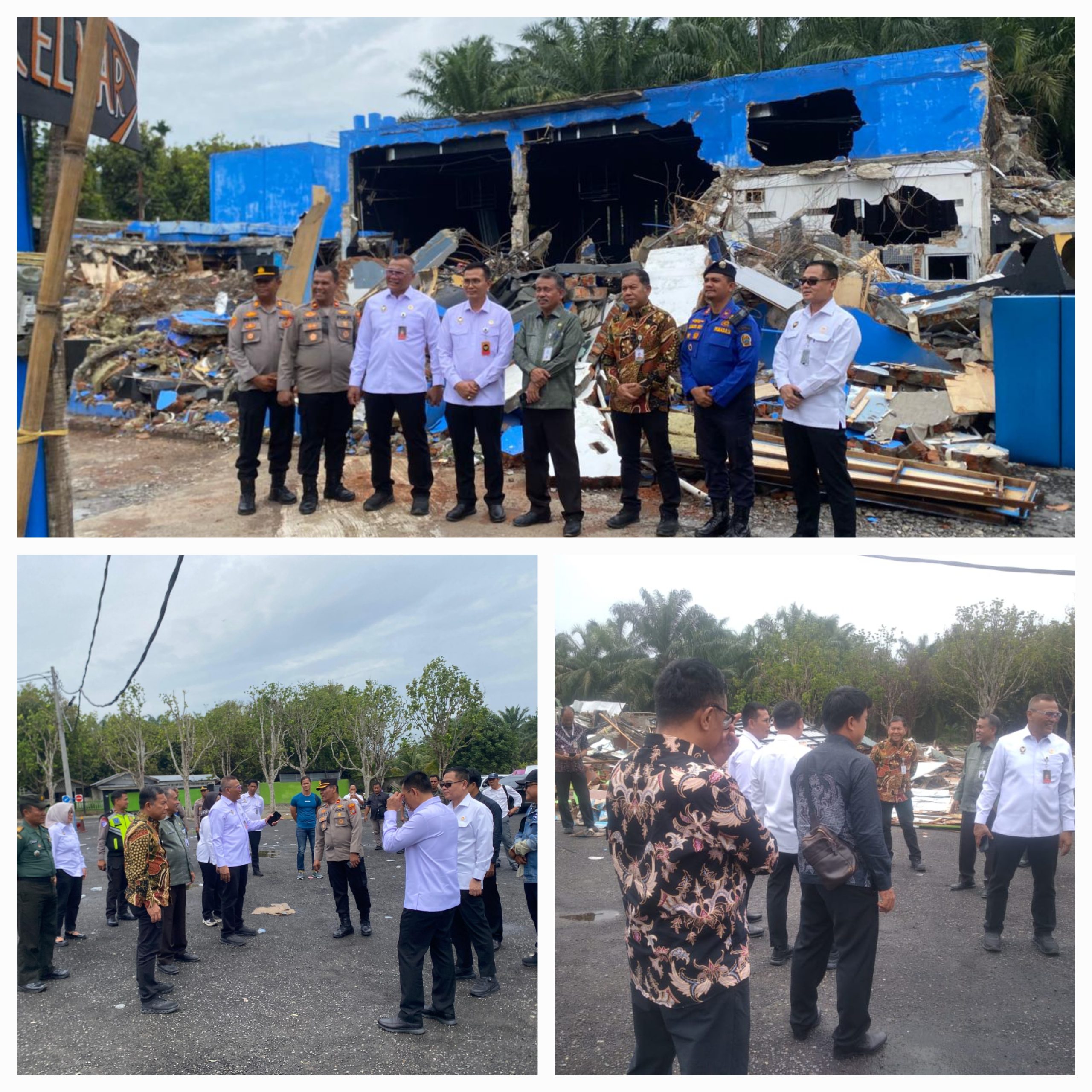 Kepala BNNK dan Waka Polres Binjai Dampingi Rombongan Kemenko Polkam, Tinjau EX THM Dipinggiran Kota Binjai