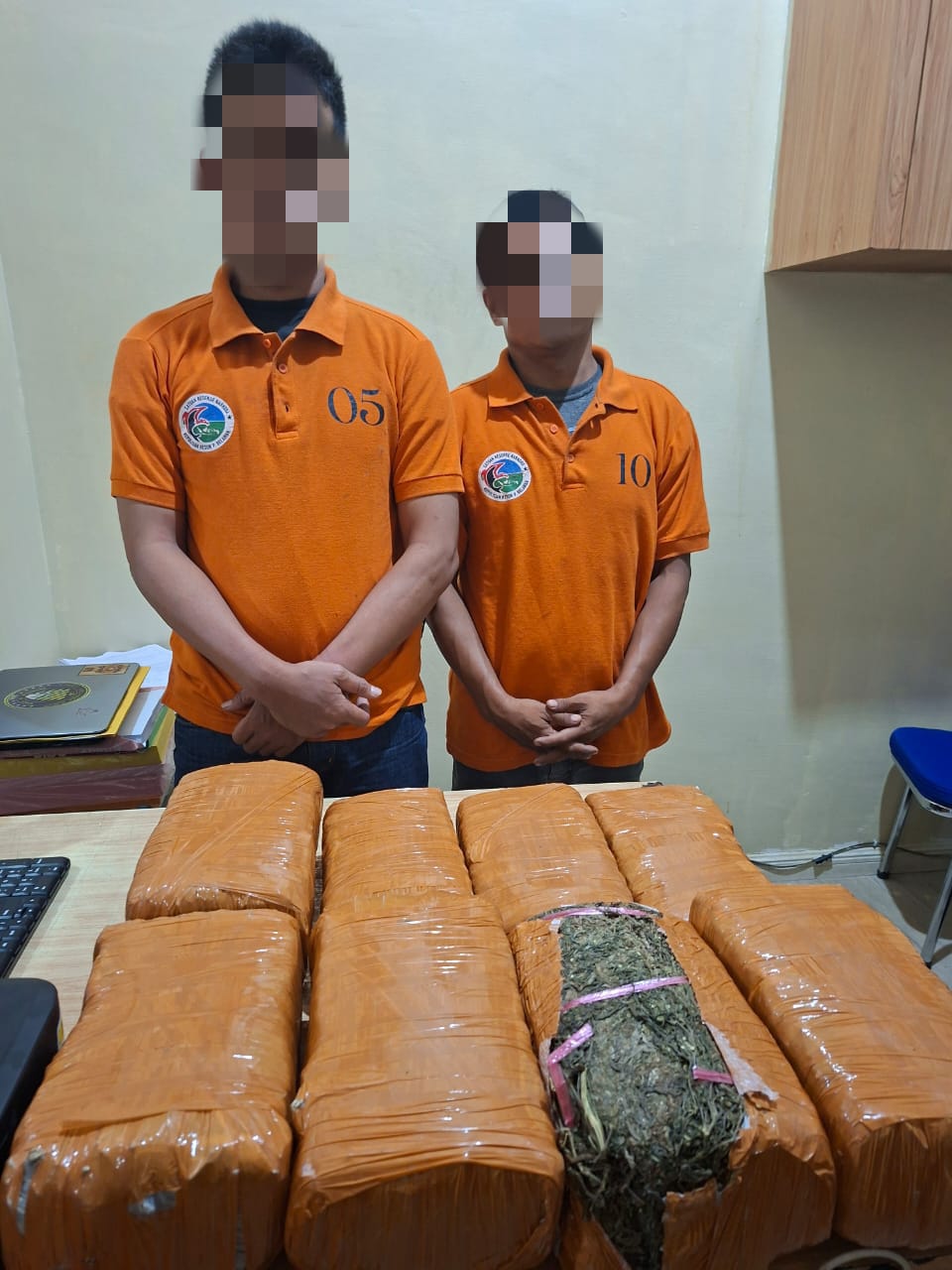 Polres Pelabuhan Belawan Gagalkan Peredaran 13 Kg Ganja, Dua Bandar Ditangkap