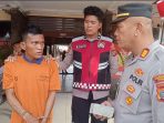 Polisi Tangkap "Pak Ogah" Bawa Batu di Jalan Pancing Medan