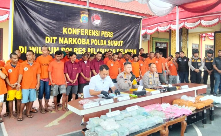 Ungkap 238 Kasus Narkoba, Polda Sumut Tangkap 279 Tersangka Narkoba 