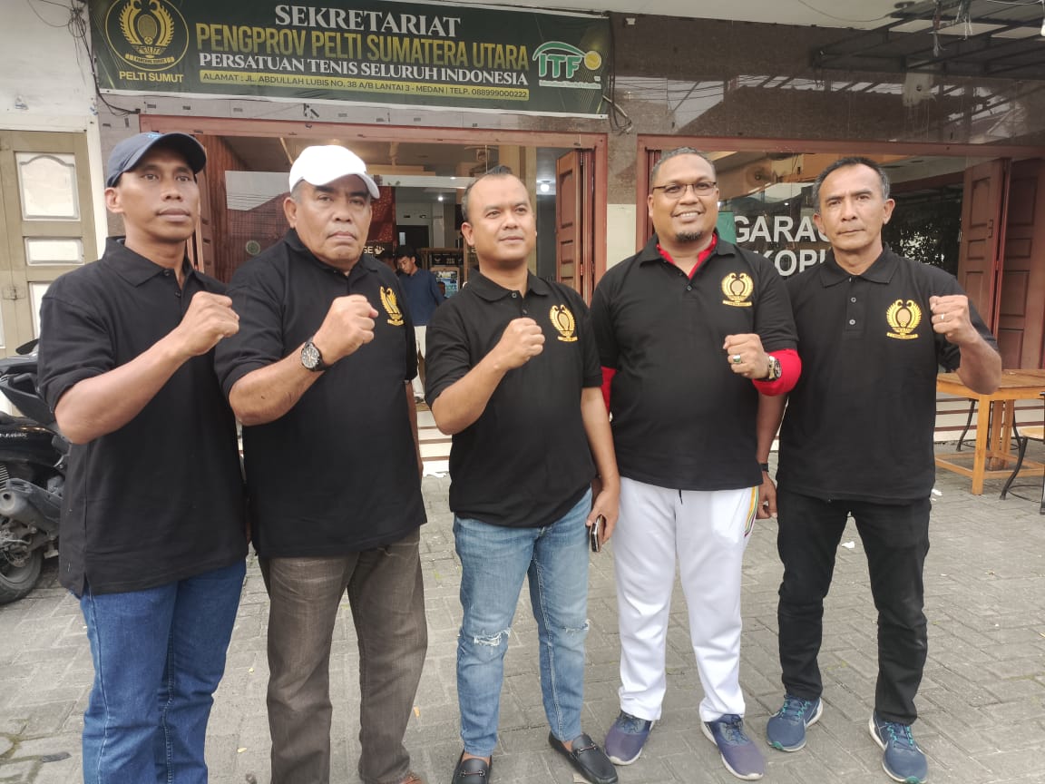 PELTI Sumut Gelar Rakerprov, Pelantikan Bersama hingga Kompetisi Tenis 19-22 Agustus