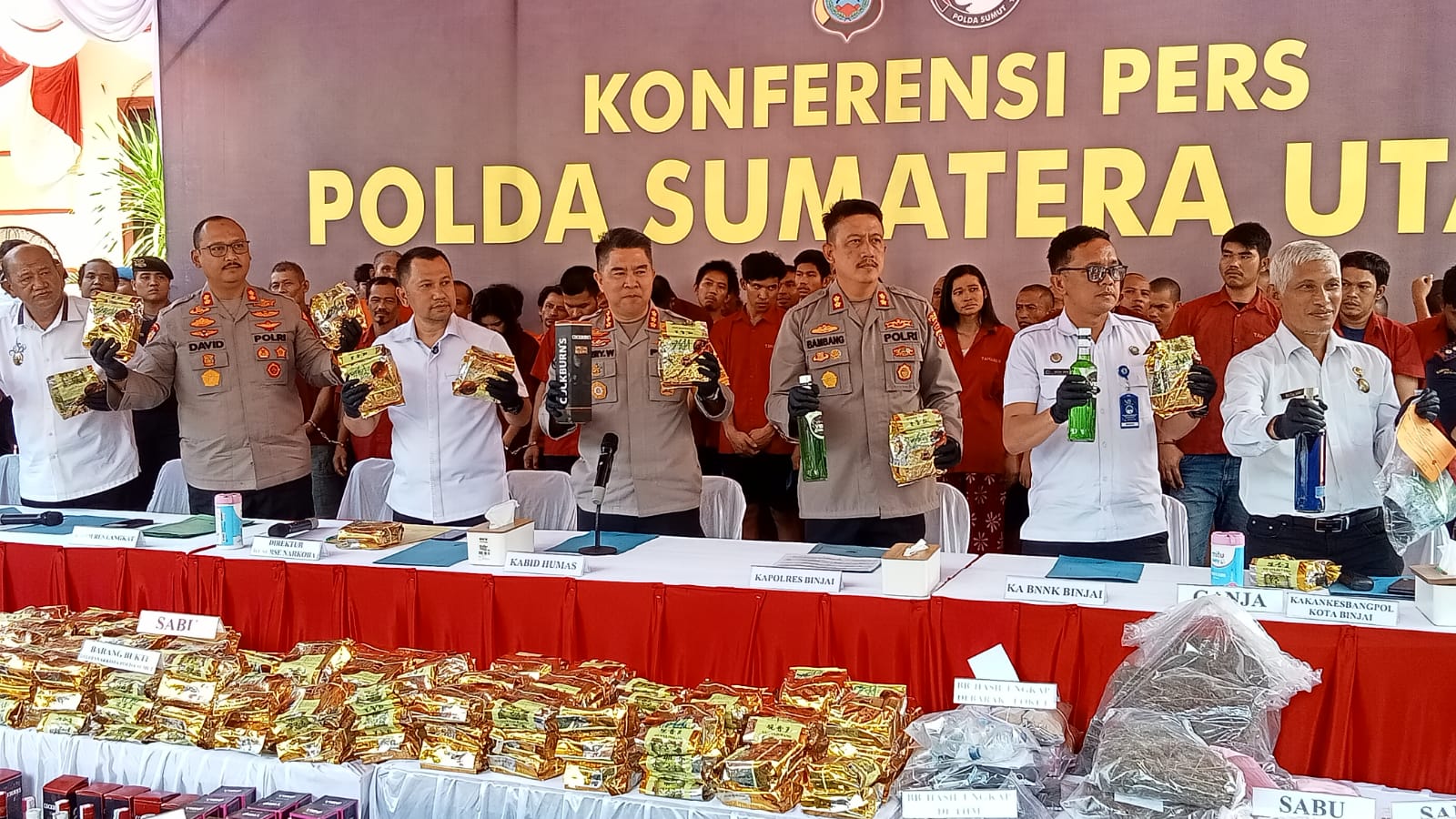 534 Pelaku Narkoba di Binjai dan Langkat Ditangkap, Gunakan 5 Modus Peredaran
