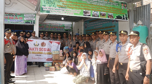 Siswa SIP Angkatan 54 Polda Sumut Gelar Bakti Sosial di Panti Asuhan