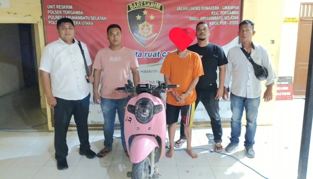 Bobol Rumah Pegawai BUMN di Medan, Polsek Torgamba Ringkus Pelaku Curanmor di Riau