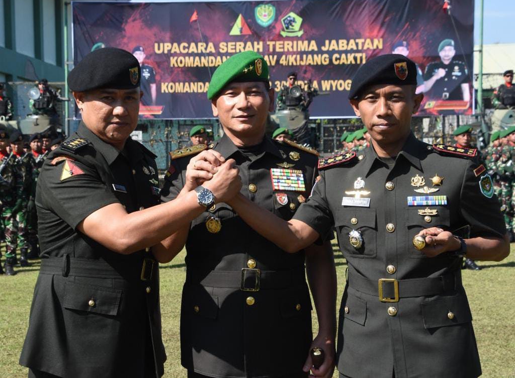 Letkol Kav Prima Wahyudi PSC (j) GDDSS Jabat Komandan Yonkav 4/KC Kota Bandung