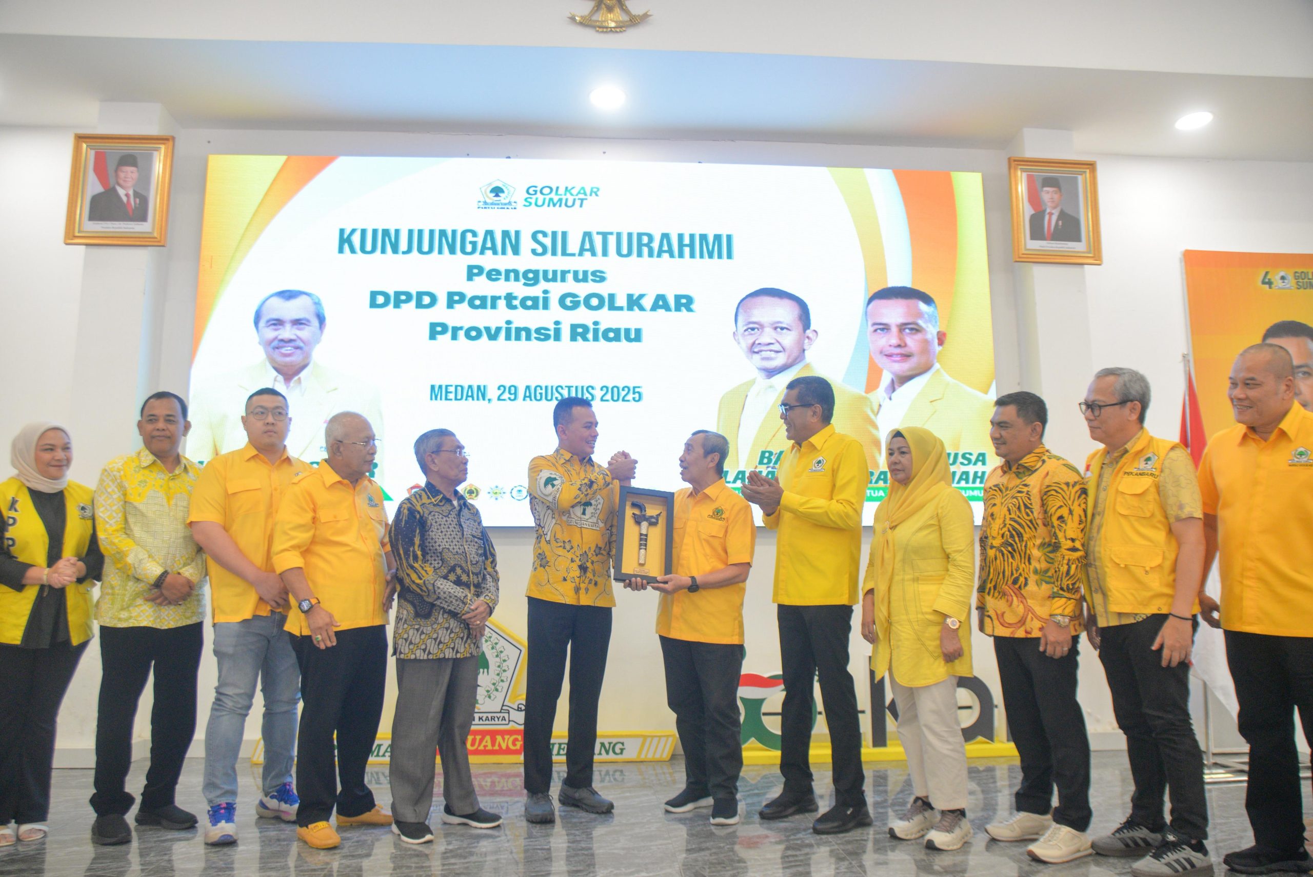 Ketua DPD Riau Syamsuar Kagum Lihat Prestasi Golkar Sumut di Bawah Komando Ijeck