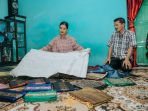 Kunjungi Sentra Songket Silau Laut, Kahiyang Ayu Borong Beragam Motif Khas Asahan
